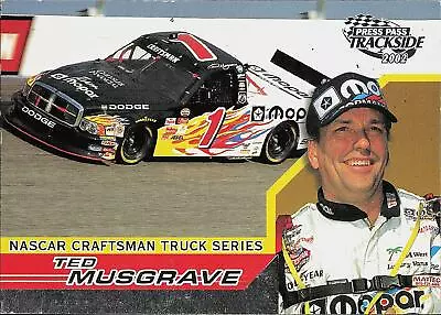 2002 Press Pass Trackside #49 Ted Musgrave • $1