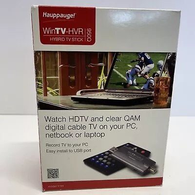 Hauppauge WinTV-HVR-950Q USB TV Tuner Hybrid TV Stick Model 1191 Record TV To PC • $44