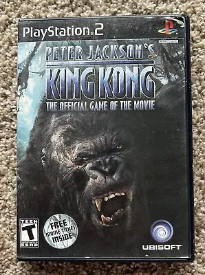 Peter Jackson's King Kong Sony PlayStation 2 PS2 Game (No Ticket) • $25