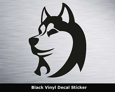 £1.99 • Buy Husky Dog Silhouette Vinyl Decal Sticker Car Van 4x4 Window Bumper Black