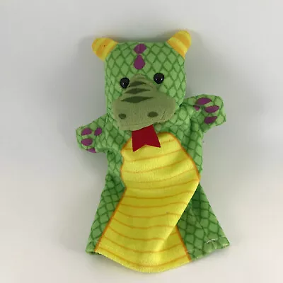 Melissa And Doug Dragon Hand Puppet 9  Plush Pretend Play Fairy Tale Character • $5