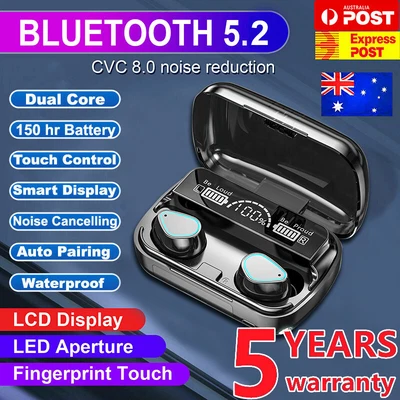 $19.21 • Buy Bluetooth 5.3 Earbuds Wireless Bluetooth Earphones TWS True Stereo Headphones AU