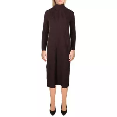 Eileen Fisher Womens Brown 100% Extra Fine Merino Wool Sweaterdress XS BHFO 1987 • $76.99