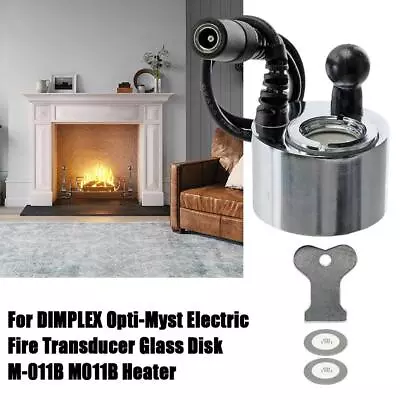 For DIMPLEX Opti-Myst Electric Fire Transducer Glass U6 M011B M-011B Disk Y1X3 • $28.15