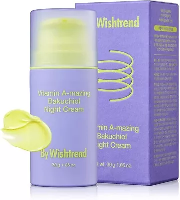 By Wishtrend Vitamin A-mazing Bakuchiol Night Cream 1.05oz USseller FastShipping • $28.99