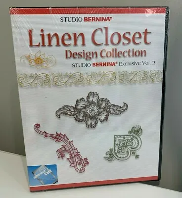 Bernina / OESD Multi-Format Embroidery Linen Closet Design Collection/CD • $22.50