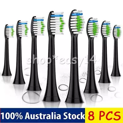 $27.99 • Buy 8 Philips Sonicare Diamond Clean Toothbrush Brush Heads Replacement HX6064 HOT