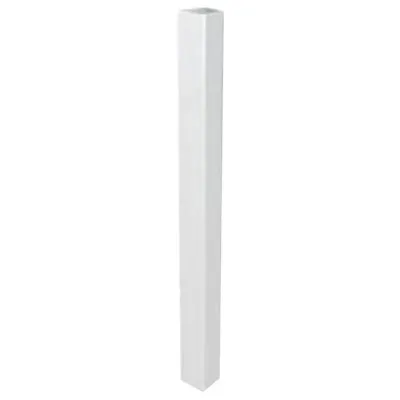 4 X 4 X 39 In Vinyl White Post Jacket Transition Fence Stair Railing Lightweight • $14.49