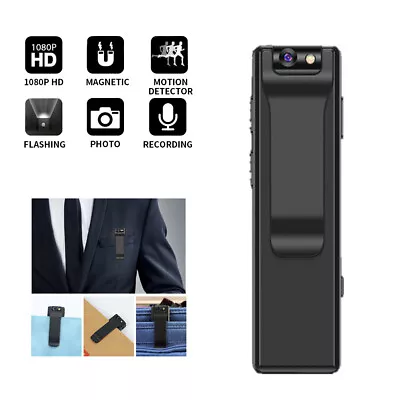 £23.98 • Buy Police Body Worn Camcorder 1080P Conference Recorder Spy Camera HD Video Voice