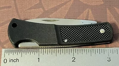 CASE XX Knife Made In USA 2000 10 Dot 225L SS Caliber Lockback Lightweight Black • $9.99