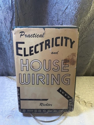 $16.99 • Buy Practical Electricity And House Wiring Herbert P Richter 1948 Hardcover