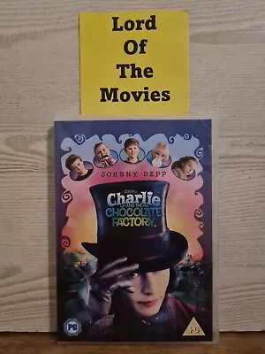 Charlie And The Chocolate Factory (DVD 2009) Johnny Depp {Family} [R2] No Case • £2.10