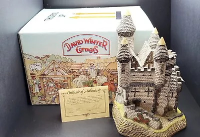 Signed By David Winter MACBETH’S CASTLE LARGE 1988 David Winter Cottage In Box • £110.88