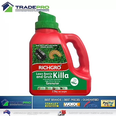 Richgro Lawn Beetle & Grub Killa Granular 2.5KG Lawn Grub Killer Pesticide Pest • $39