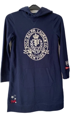 £14.99 • Buy Polo Ralph Lauren Girls Navy Blue Jumper Dress Size XL Age 16