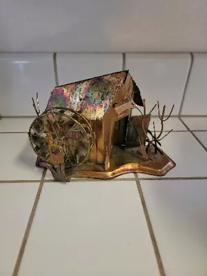 Recycled Metal Sculpture Music Box: Plays  Moon River  • $9.99