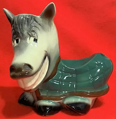 MCM VTG Quilted Donkey Horse Planter Napco 9 1/2  Tall • $19