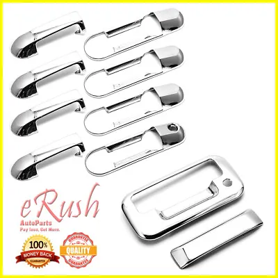 $24.99 • Buy For 2007-2010 Ford Explorer Sport Trac Chrome 4dr Handle+tailgate Covers No Cam