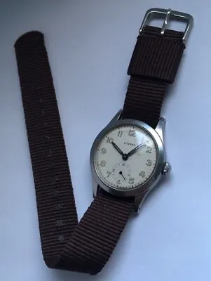 £399.99 • Buy Vintage Eterna Cal.520 Manual Wind Gents Wristwatch 34.4mm
