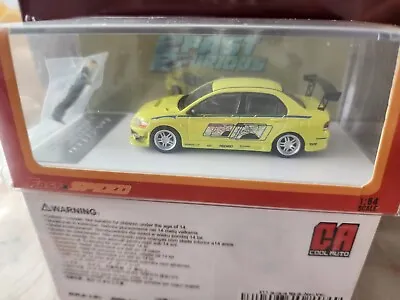 Fast & Speed Lancer Evolution VII Green 7 Fast And Furious With Figure • £28.99