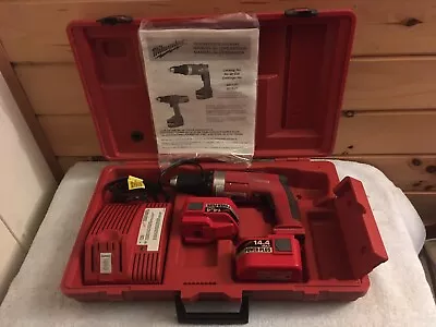 Wicked Nice Milwaukee 1/2  Drill Driver 0511-21 14.4v NiCd W/case And Charger! • $129