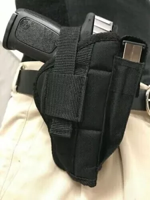 Nylon Belt & Clip Holster With Magazine Pouch For Smith & Wesson M&P 22 Compact • $19.90