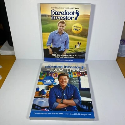 $23.10 • Buy Scott Pape X2 The Barefoot Investor & The Barefoot Investor For Families Set