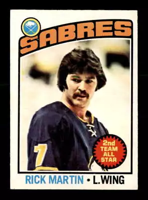 1976 O-Pee-Chee NHL #210 Richard Martin   NM/NM+ X2910619 • $2.25