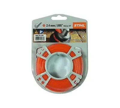 £7.25 • Buy Stihl 2.4mm Round Orange Nylon Line Cord X 14m Strimmer Trimmer Brushcutter 