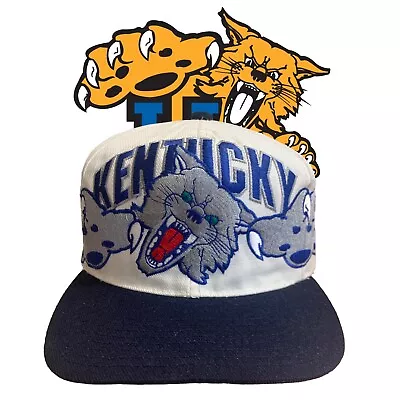 🔥Rare🔥Kentucky Wildcats Apex Snapback Hat Vintage Sample Big Logo • $300