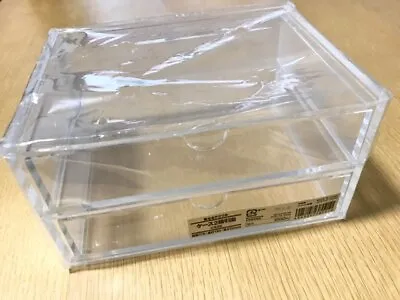 New Muji Acrylic Case 2 Multipurpose Drawer Organizer Box Japan • $24.02