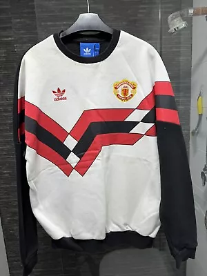 Manchester United Adidas Originals 2 X Sweatshirts / Jumper Size: Adults Small • £40