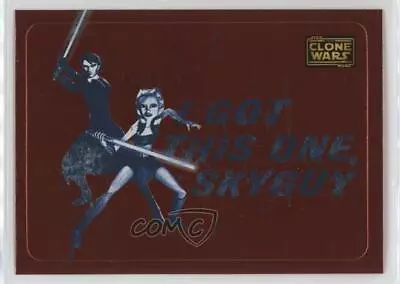 2008 Topps Star Wars: The Clone Wars Foil Sticker I Got This One Skyguy #8 13sz • $17.79
