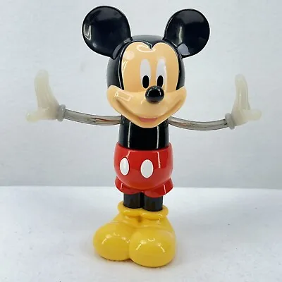 Vintage 2000s Disney Parks London Classic Mickey Mouse 8  Spinning Light Up Toy • $18.99