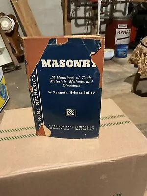 The Home Mechanics Masonary Book • $5