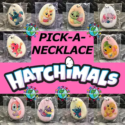 TOPPS 2018 HATCHIMALS PICK-A-NECKLACE Dog Tag Charm Egg Pendant Dress-up Costume • $0.92