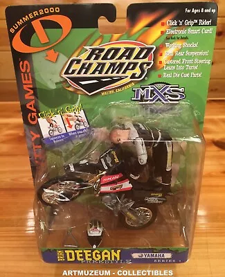 MXS Road Champs Brian Deegan Yamaha Freestyle Motocross Figure Metal Mulisha FMX • $288.99