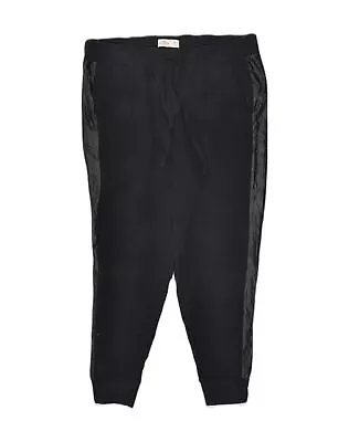 HOLLISTER Womens Tracksuit Trousers Joggers UK 12 Medium Black Cotton AA03 • £13.98