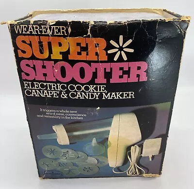 Vintage Wear-Ever Super Shooter Electric Cookie Press 70001 – Tested • $19