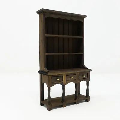 Dolls House Wooden Tudor Dresser 1/12th Scale (00449) • $20.22