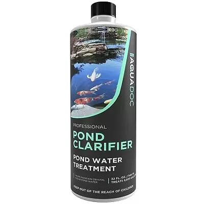 Pond Clarifier - Fish-Friendly Koi Pond Water Clarifier To Quickly Clear Murky  • $35.83