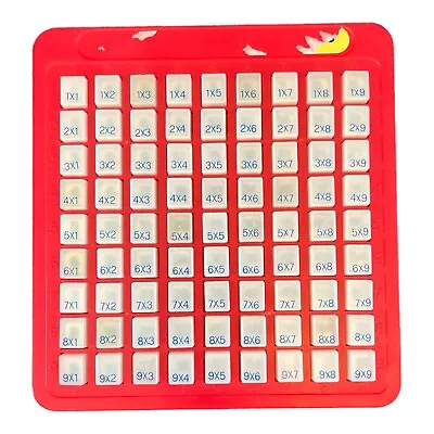 Vintage Touch N Tell Me Multiplication Press & See Board Math • $24.99