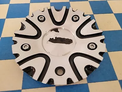 $35.99 • Buy DIP Wheels # 12112085F-2. SILVER & BLACK (NO LOGO) METAL Center Cap [56] (QTY.1)