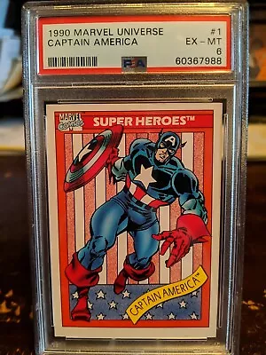 1990 Marvel Captain America PSA 6 • $0.99