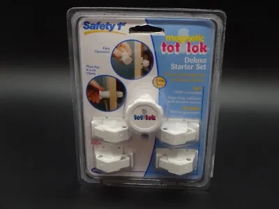 Baby Locks Safety 1st Magnetic Tot Lok Deluxe Starter Set 1 Key 4 Locks • $8.97