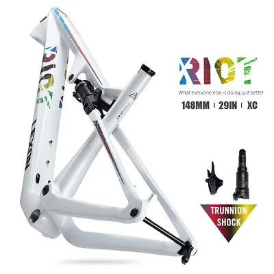 $1070.71 • Buy LEXON 29  Full Suspension Frame Carbon MTB Frame DH Cycling Downhill Bike Frame