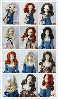 JD343 Long Curly BJD Synthetic Mohair Wig For YOSD MSD SD Doll Hair All Size Wig • $23.99