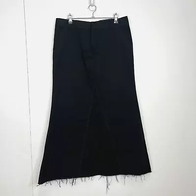 Volcom Maxi Skirt Black Frochchikie Retro Y2K Grunge Punk Emo Skater Size Small • $24.99