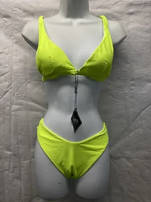 Zaful Women’s Two Piece Bathing Suit • Neon Green • Size Small • $19.99
