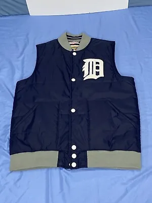 Detroit Tigers Vest / Mitchell And Ness Cooperstown Collection / Size Medium • $39.95